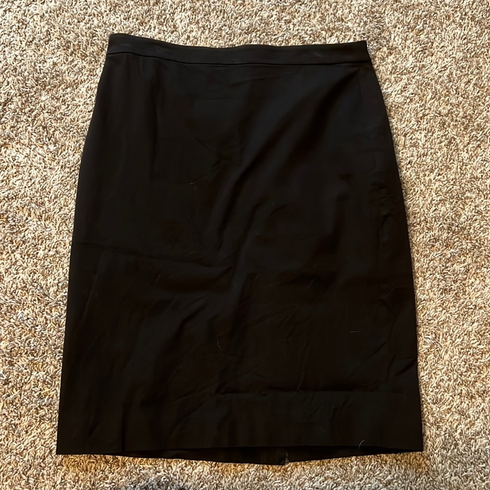Jcrew black pencil skirt